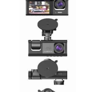 Dashcam 3-lü araç kayıt kamerası